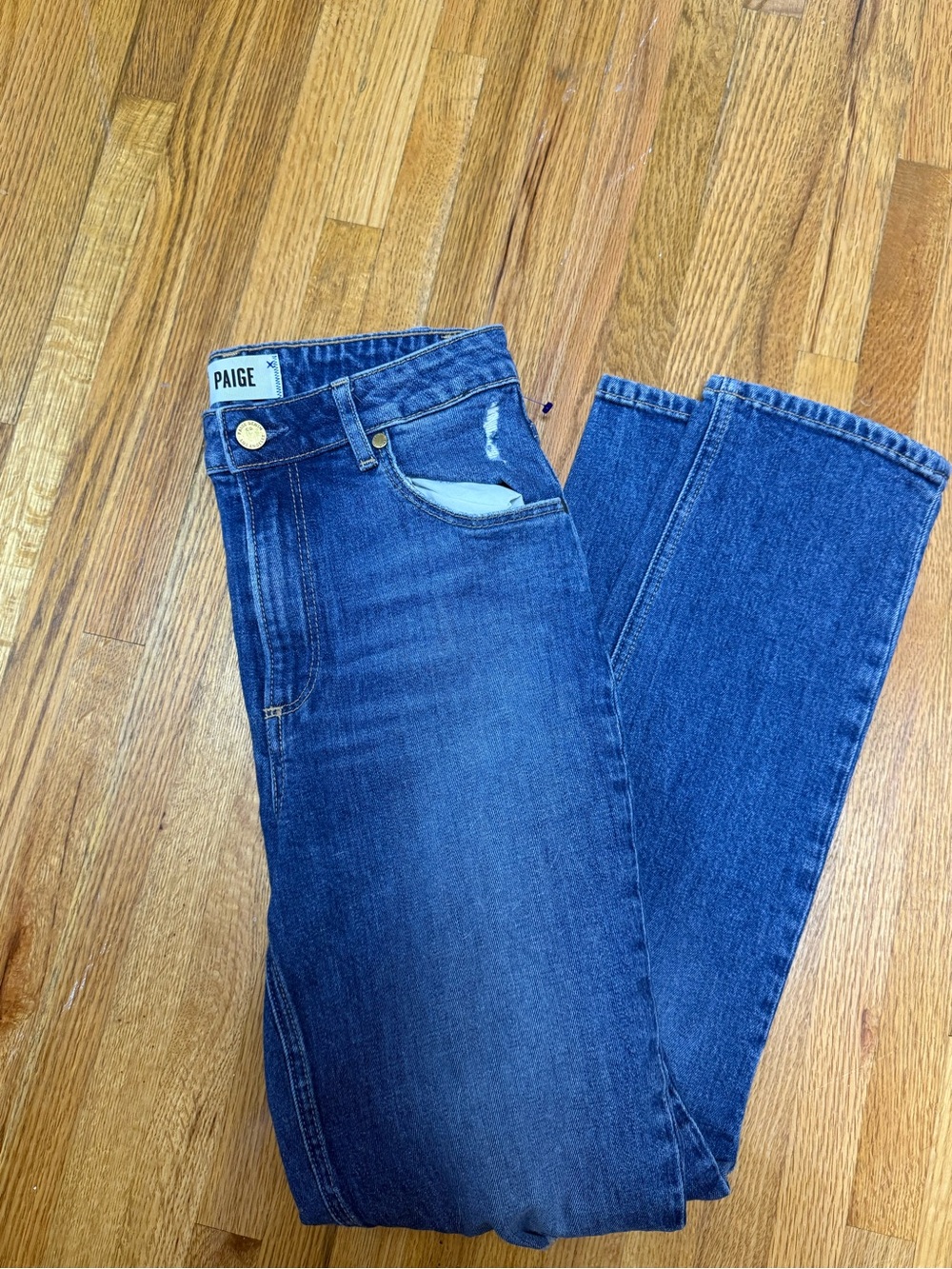 PAIGE Women's Indigo Straight-Leg Jeans
